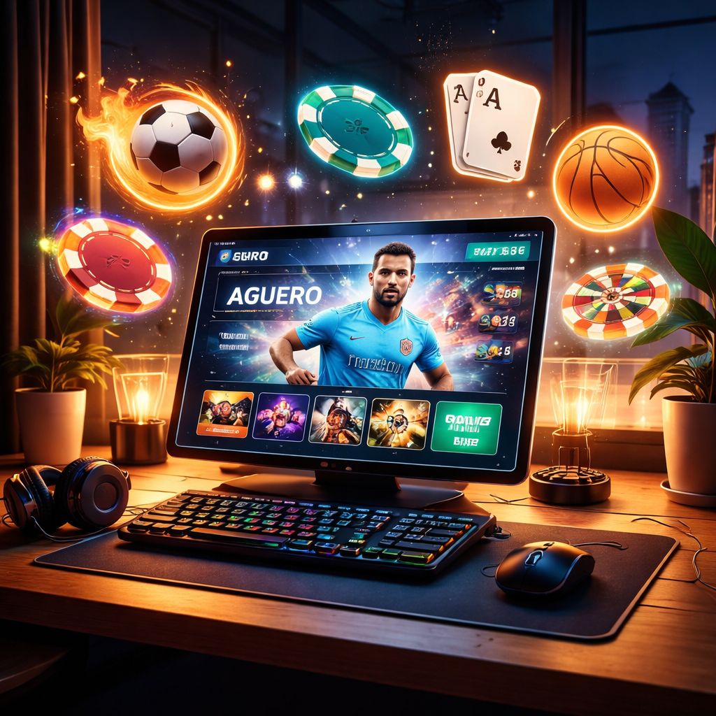 Pantalla de juego moderna mostrando la experiencia Aguero para usuarios en Argentina