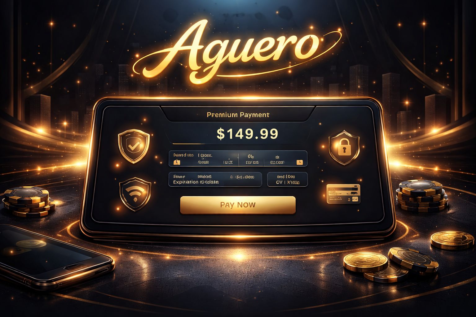 Página de pagos de Aguero con métodos de depósito y retiro para Argentina